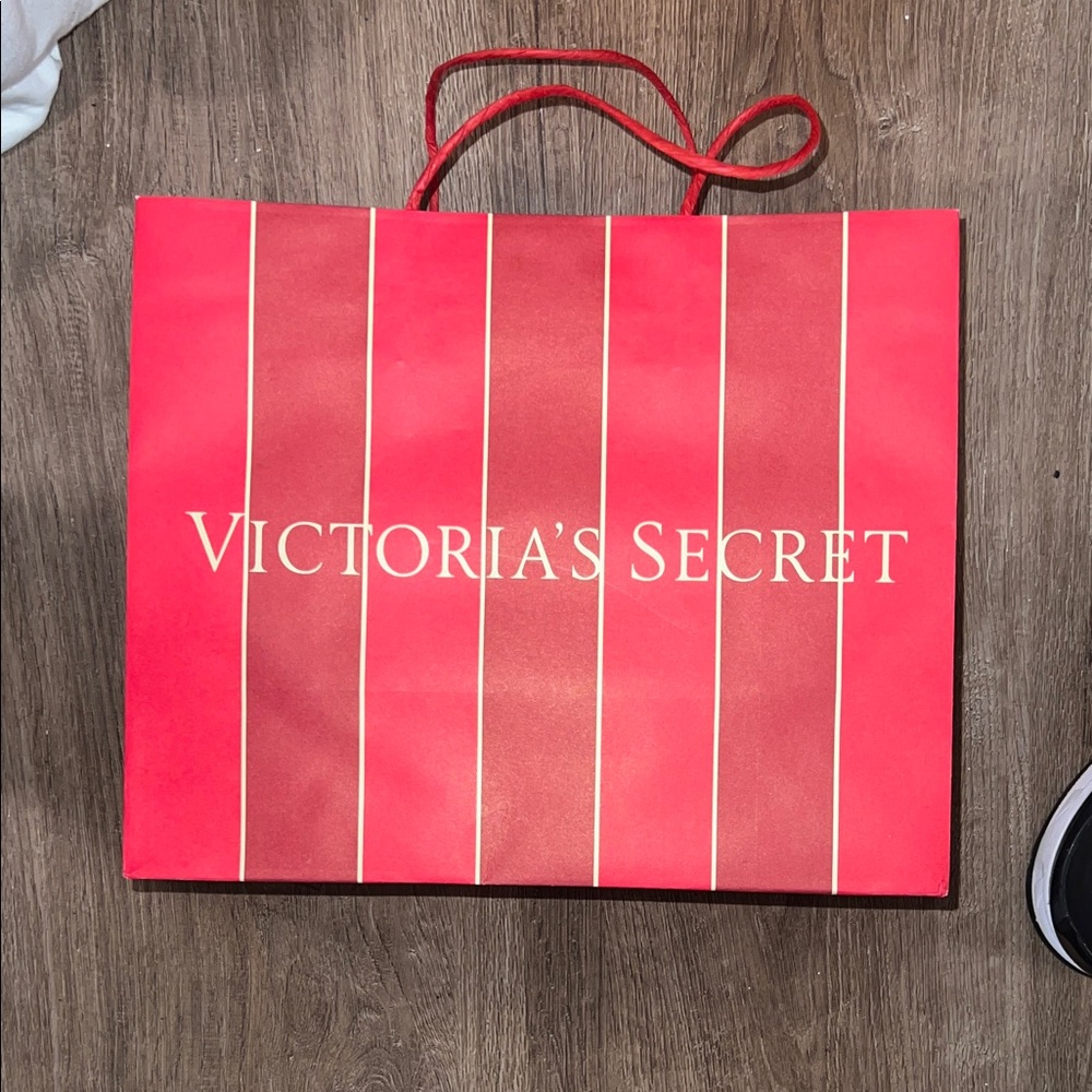 Small Victoria's Secret Red Tote Bag